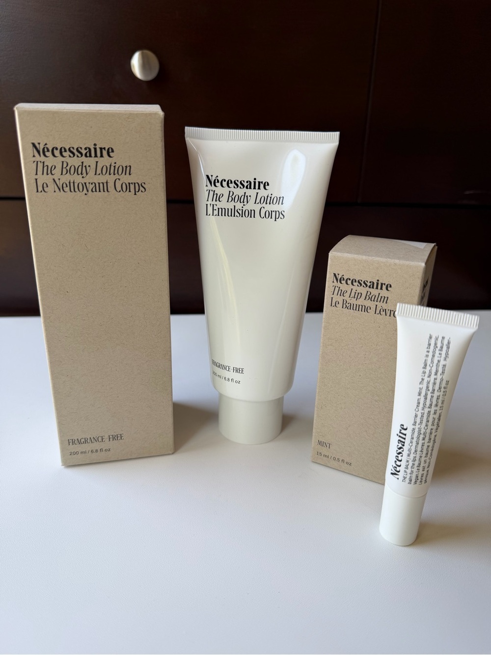 Nécessaire Body Lotion and The Lip Balm Set